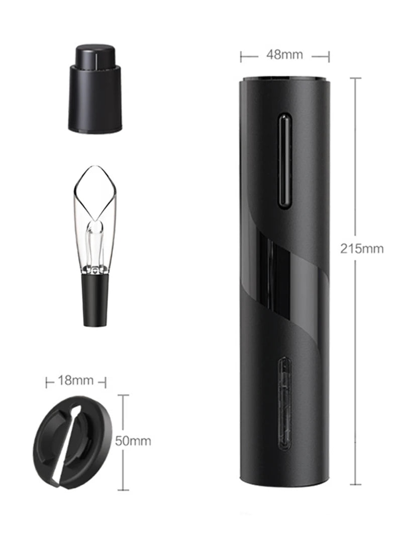 Electric Wine Bottle Opener (Black)