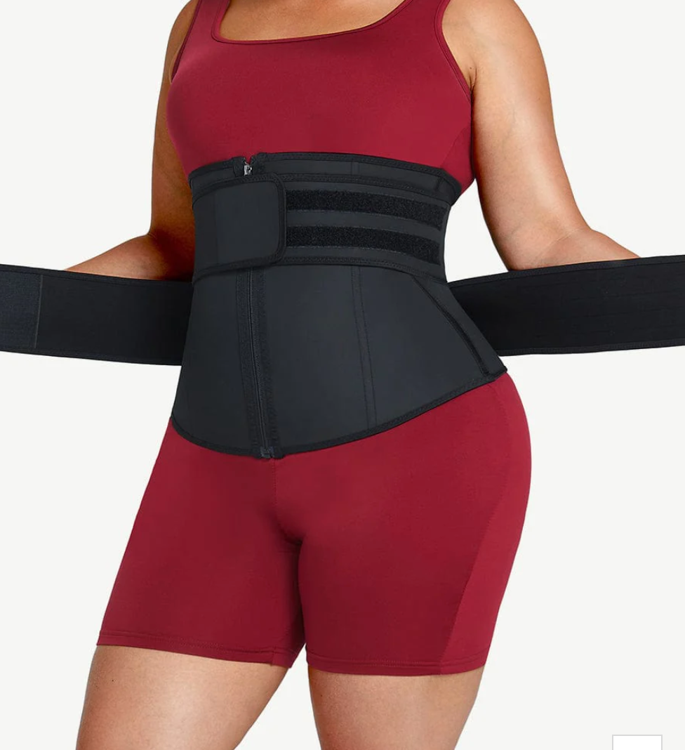 "What Waist?" Latex Waist Slimmer & Trainer